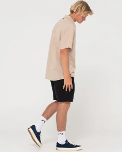 Rusty Overtone Short Sleeve Linen Shirt | Mens Shirts