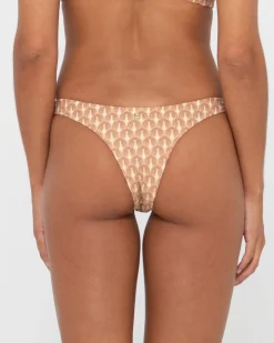 Rusty Panama Printed Brazilian Bikini Bottom | Womens Bikinis