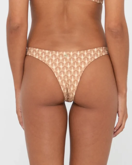 Rusty Panama Printed Brazilian Bikini Bottom | Womens Bikinis