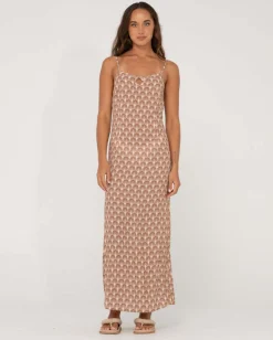 Rusty Panama Printed Cut Out Maxi Dress | Womens Maxi Dresses