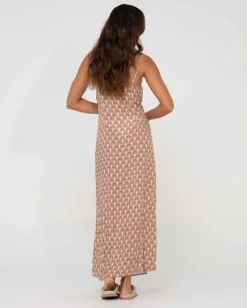 Rusty Panama Printed Cut Out Maxi Dress | Womens Maxi Dresses