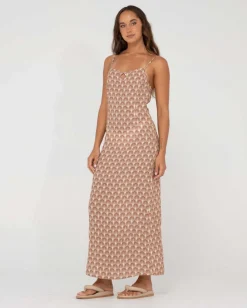 Rusty Panama Printed Cut Out Maxi Dress | Womens Maxi Dresses