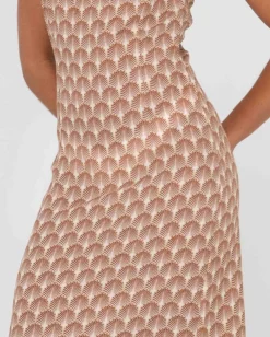 Rusty Panama Printed Cut Out Maxi Dress | Womens Maxi Dresses