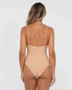 Rusty Panama Printed One Piece Swimsuit | Womens One Piece