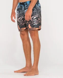 Rusty Paste Up Printed 19\\ | Mens Elastic Waist