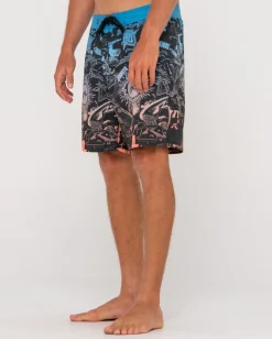 Rusty Paste Up Printed 20\\ | Mens Fixed Waist