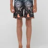Rusty Paste Up Printed Elastic Boardshort Boys | Kids Boardshorts
