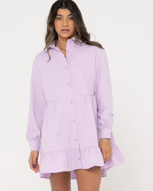 Rusty Popsicle Long Sleeve Mini Dress | Womens Mini Dresses