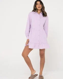 Rusty Popsicle Long Sleeve Mini Dress | Womens Mini Dresses
