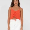 Rusty Porter Ruched Cami Crop Top | Womens Fashion Tops