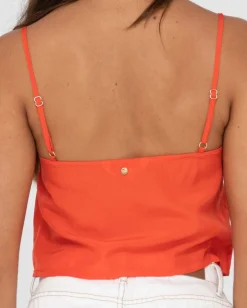 Rusty Porter Ruched Cami Crop Top | Womens Fashion Tops