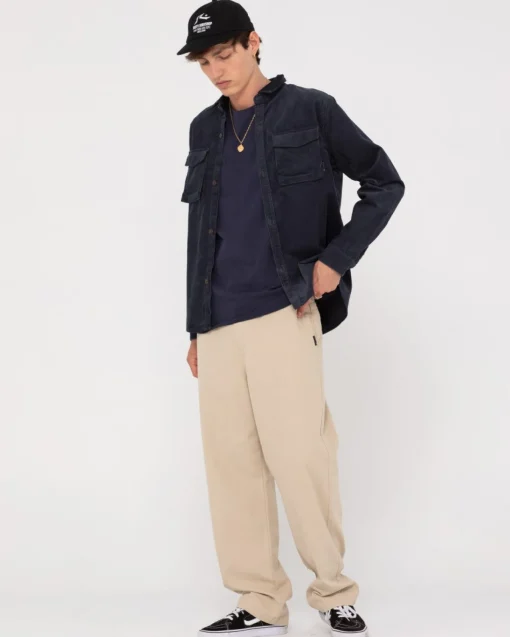 Rusty Pygmy Whale Long Sleeve Shirt | Mens Shirts