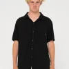 Rusty Razor Blade Short Sleeve Rayon Shirt | Mens Shirts