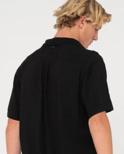 Rusty Razor Blade Short Sleeve Rayon Shirt | Mens Shirts