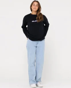 Rusty Rider Relaxed Crew Neck Knit | Womens Knitwear