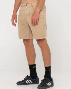 Rusty Rifts 5 Pocket Cord Short | Mens Shorts