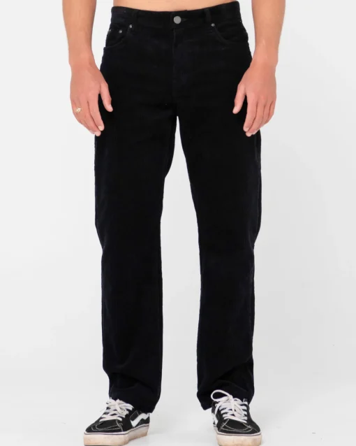 Rusty Rifts 5 Pocket Straight Fit Cord Pant | Mens Pants