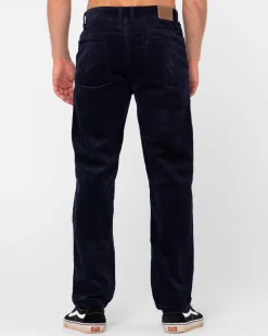 Rusty Rifts 5 Pocket Straight Fit Cord Pant | Mens Pants