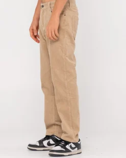 Rusty Rifts 5 Pocket Straight Fit Cord Pant | Mens Pants