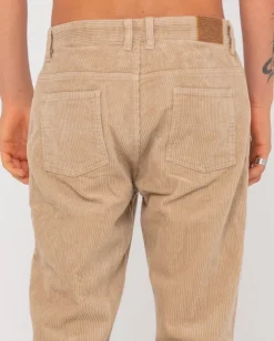 Rusty Rifts 5 Pocket Straight Fit Cord Pant | Mens Pants