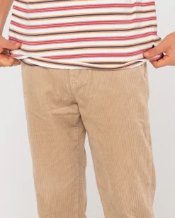 Rusty Rifts 5 Pocket Straight Fit Cord Pant | Mens Pants