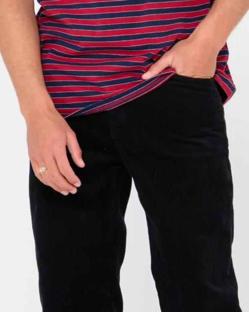 Rusty Rifts 5 Pocket Straight Fit Cord Pant | Mens Pants