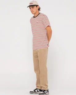 Rusty Rifts 5 Pocket Straight Fit Cord Pant | Mens Pants