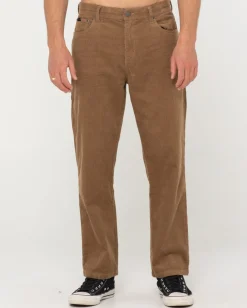 Rusty Rifts 14 Wale 5 Pocket Straight Fit Cord Pant | Mens Pants