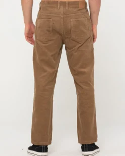 Rusty Rifts 14 Wale 5 Pocket Straight Fit Cord Pant | Mens Pants
