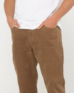 Rusty Rifts 14 Wale 5 Pocket Straight Fit Cord Pant | Mens Pants