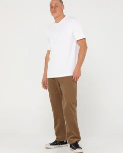 Rusty Rifts 14 Wale 5 Pocket Straight Fit Cord Pant | Mens Pants
