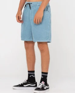 Rusty Rifts Cord Elastic Short | Mens Shorts
