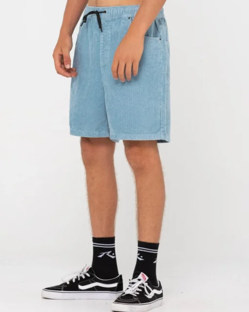 Rusty Rifts Cord Elastic Short | Mens Shorts