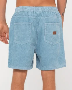 Rusty Rifts Cord Elastic Short | Mens Shorts