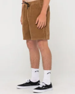 Rusty Rifts Small Cord Elastic Short Boys | Kids Bottoms