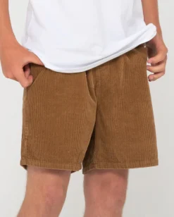 Rusty Rifts Small Cord Elastic Short Boys | Kids Bottoms