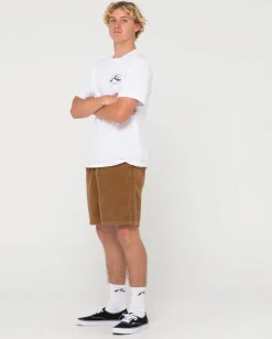 Rusty Rifts Small Cord Elastic Short Boys | Kids Bottoms