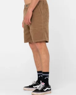 Rusty Rigglet Cord Workwear Elastic Short | Mens Shorts