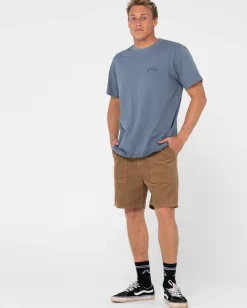 Rusty Rigglet Cord Workwear Elastic Short | Mens Shorts