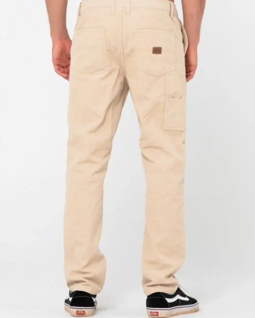 Rusty Rigglet Workwear Straight Fit Elastic Pant | Mens Pants