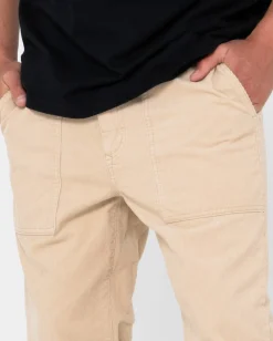 Rusty Rigglet Workwear Straight Fit Elastic Pant | Mens Pants