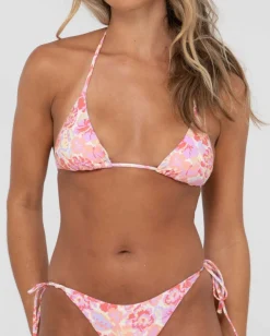 Rusty Rio Hibiscus Printed Multiway Bikini Top | Womens Bikinis