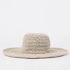 Rusty Romance Wide Brim Straw Beach Hat | Womens Caps & Hats