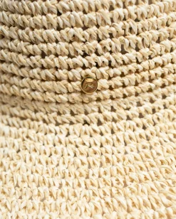 Rusty Romance Wide Brim Straw Beach Hat | Womens Caps & Hats
