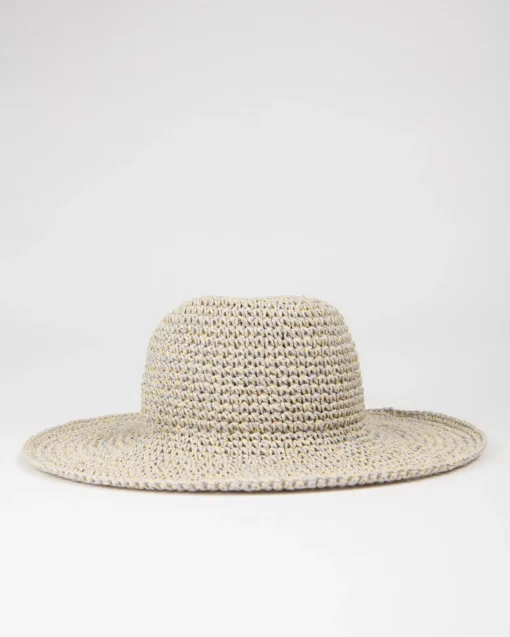 Rusty Romance Wide Brim Straw Beach Hat | Womens Caps & Hats