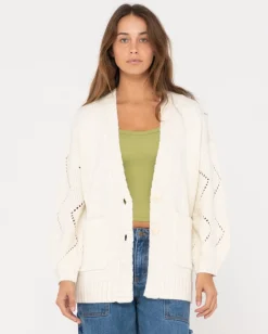 Rusty Rossie Relaxed Fit Knit Cardigan | Womens Knitwear