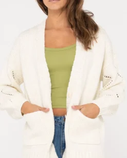 Rusty Rossie Relaxed Fit Knit Cardigan | Womens Knitwear