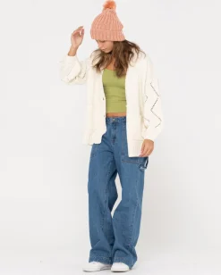 Rusty Rossie Relaxed Fit Knit Cardigan | Womens Knitwear