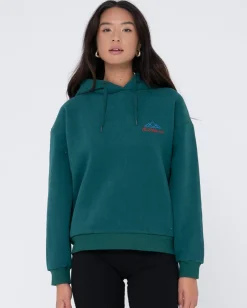 Rusty Athletic Relaxed Hooded Fleece | Womens Hoodies & Fleece