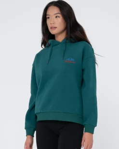 Rusty Athletic Relaxed Hooded Fleece | Womens Hoodies & Fleece